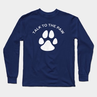 Cool Cats and Dogs Paw T-Shirt Long Sleeve T-Shirt